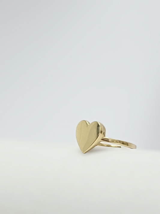 Anillo corazon 14k