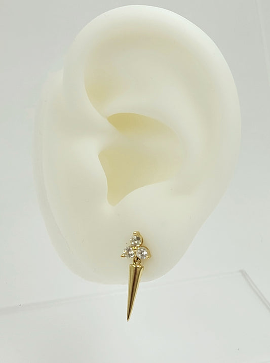Aretes 14k