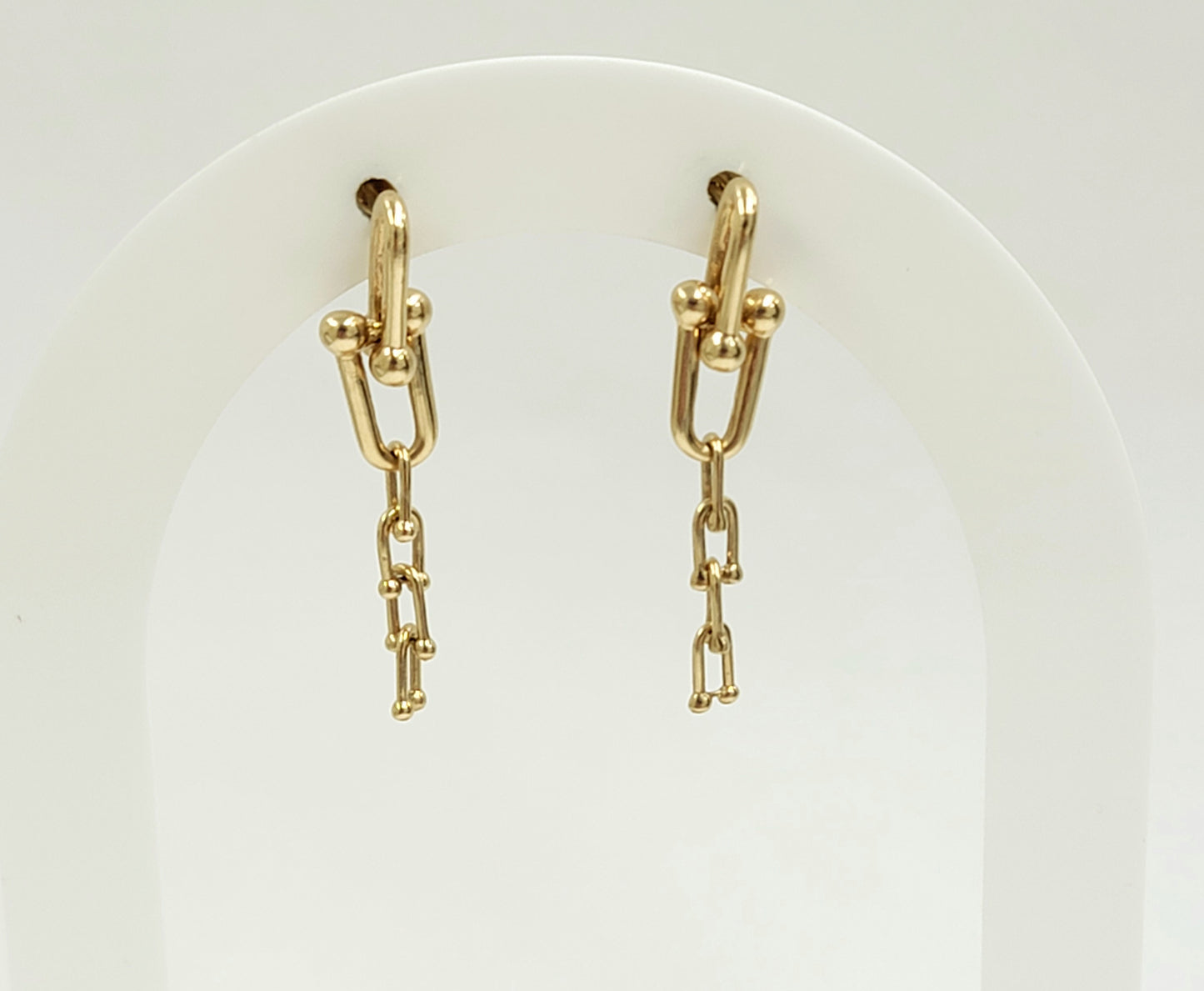 Aretes colgante Tiffi 14k