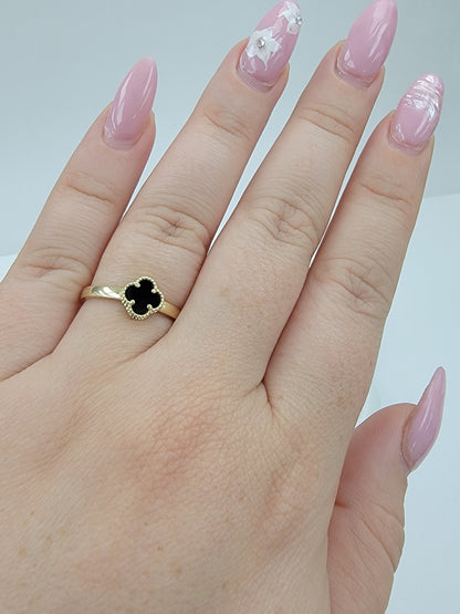 Anillo mini clover  10k