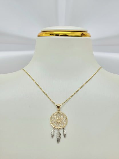Cadena atrapa sueños 14k