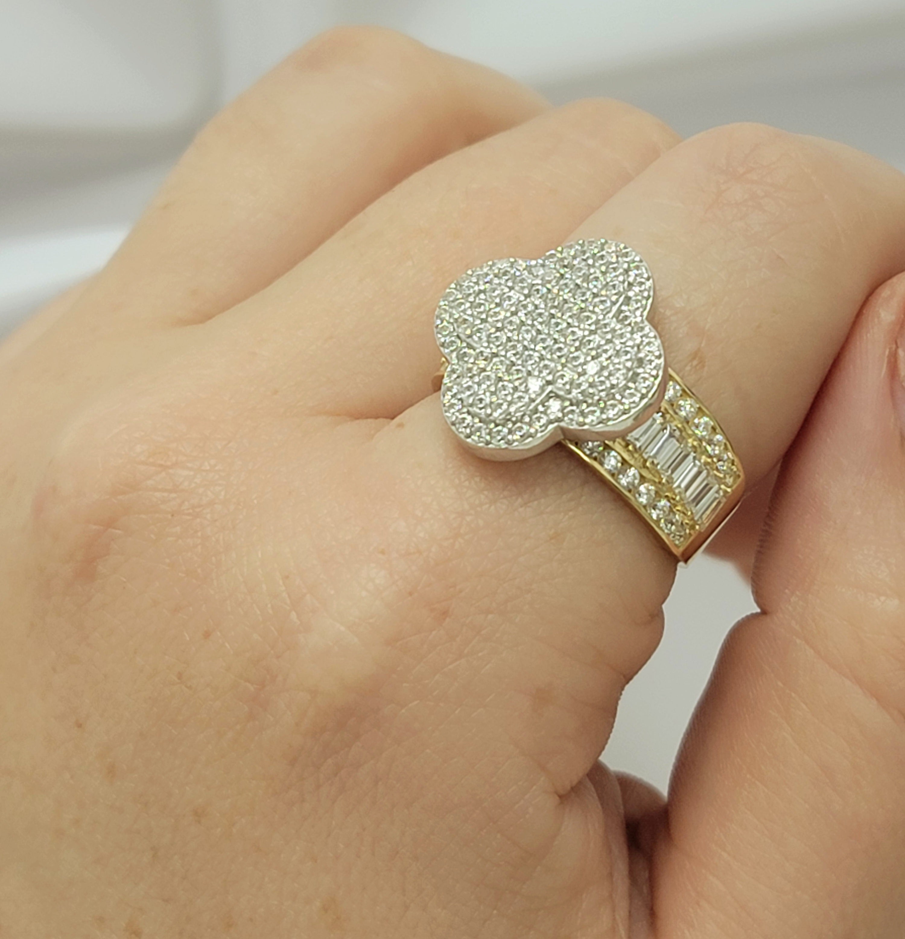 Anillo flor Princesa 10k