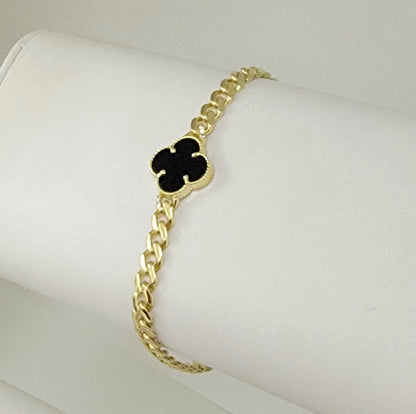 Pulsera Mónaco clover 10k